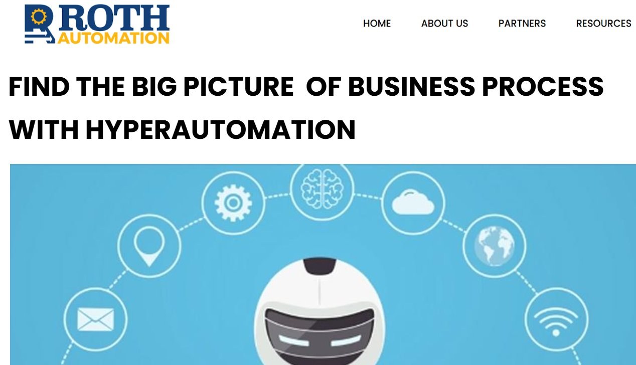 Find the Big Picture of Business Process with Hyperautomation, Roth Automation
